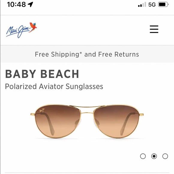 Maui Jim Baby Beach Polarized sunglasses - Picture 1 of 10